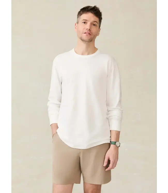 LS Sunwashed Tee- White