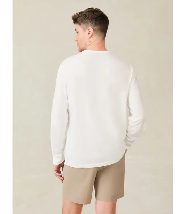 LS Sunwashed Tee- White