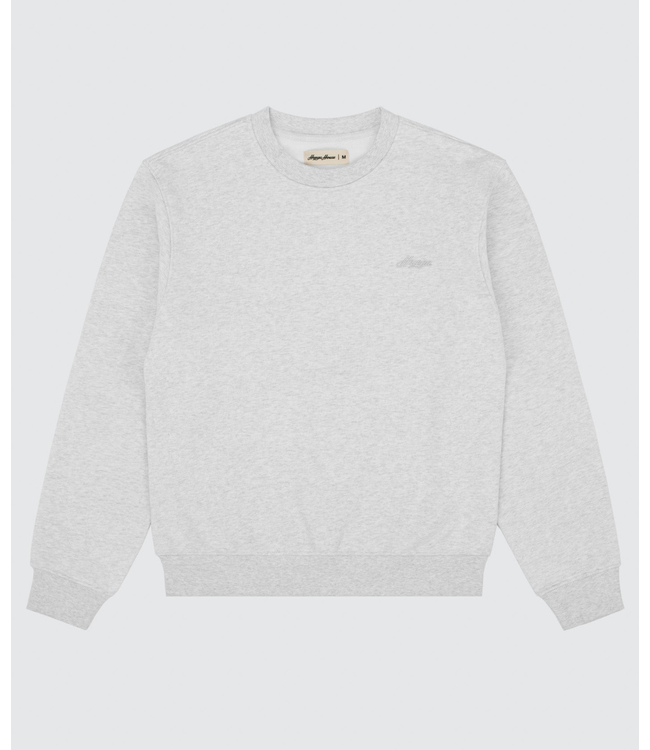Essential Crewneck-Heather Grey
