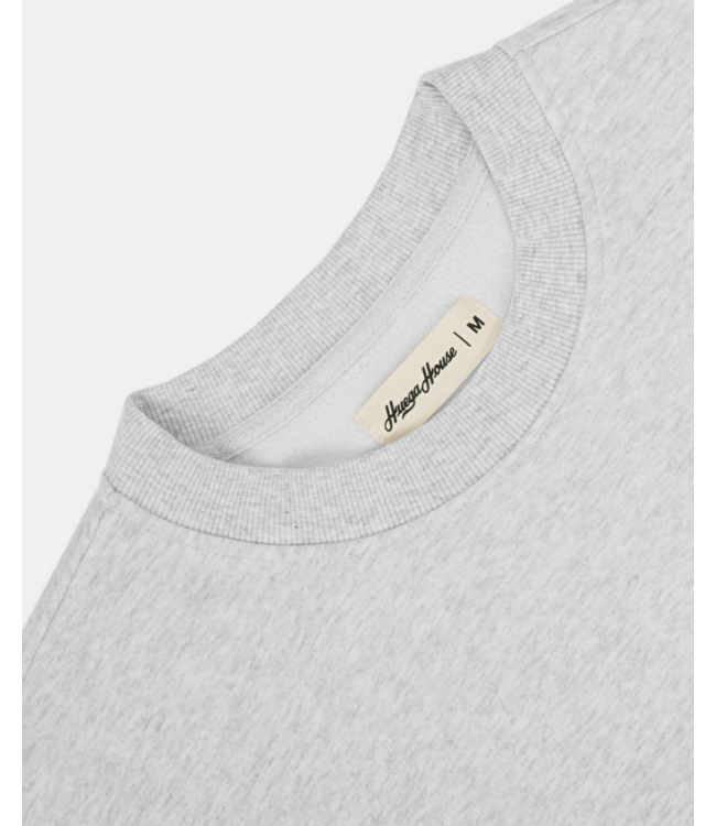 Essential Crewneck-Heather Grey