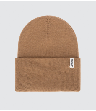 Huega House Cuffed Beanie- Camel