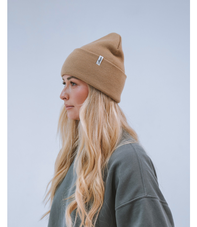 Cuffed Beanie- Camel