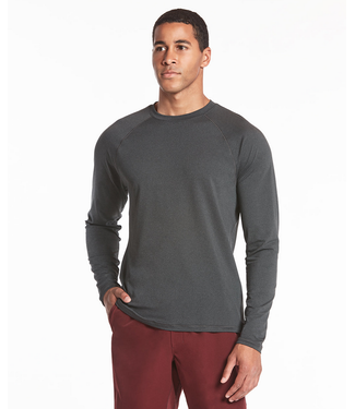 Public Rec Elevate Long Sleeve- Heather Black