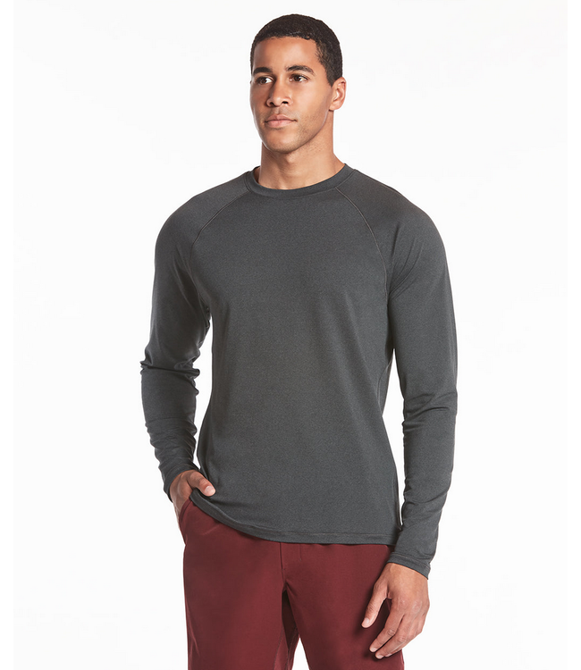 Elevate Long Sleeve- Heather Black