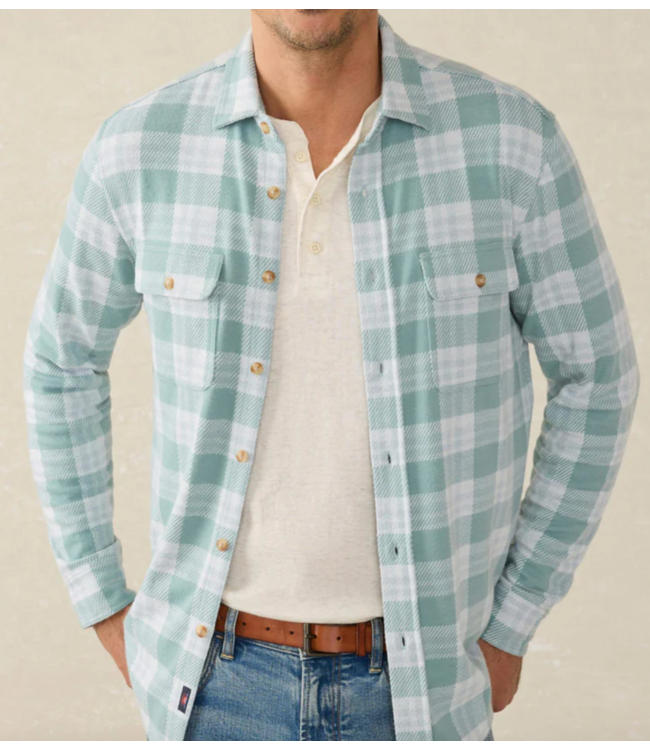 Legend Sweater Shirt- West Palm Plaid