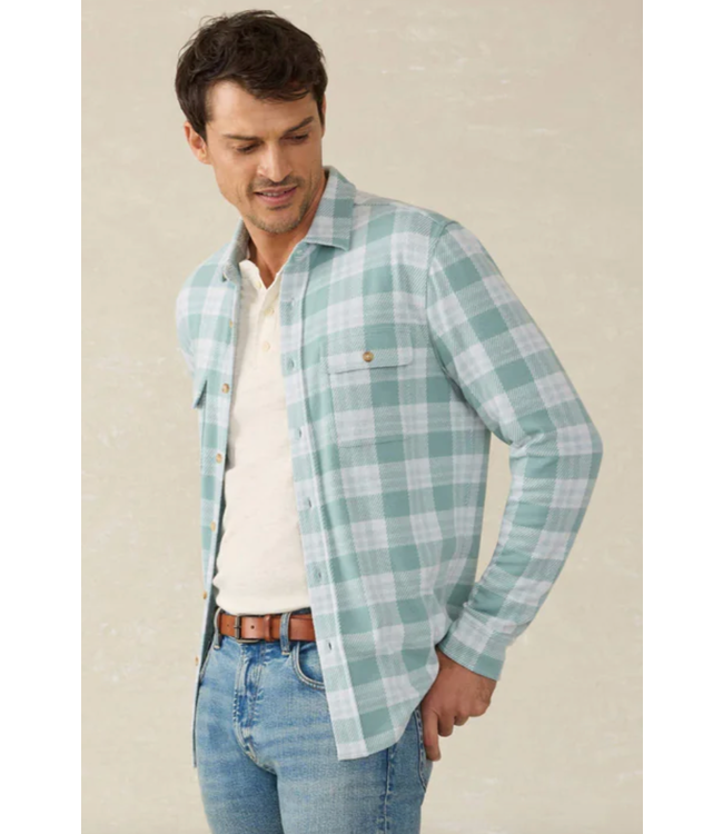 Legend Sweater Shirt- West Palm Plaid