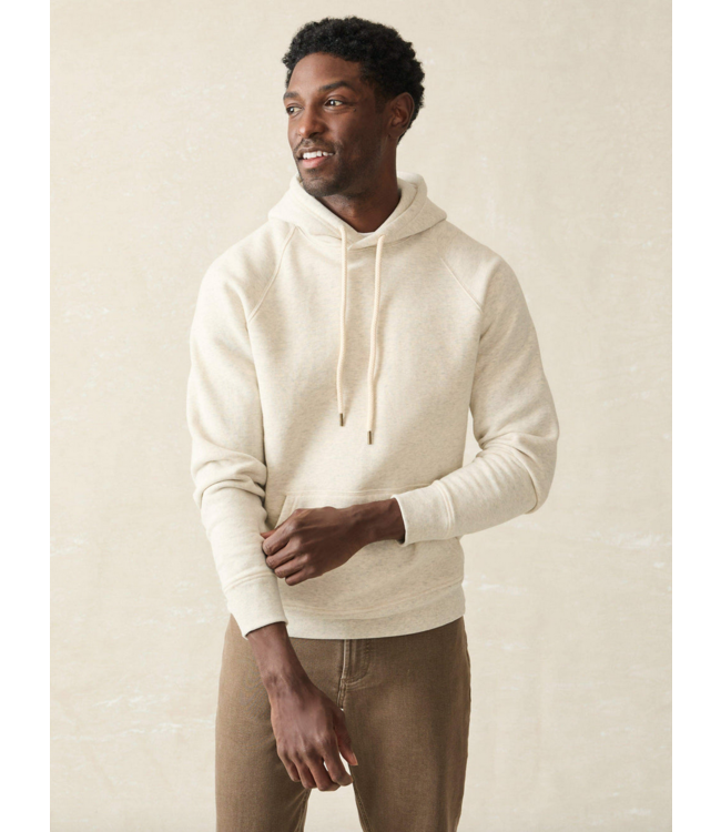 High Standard Fleece Hoodie- Antique Ivory Heather