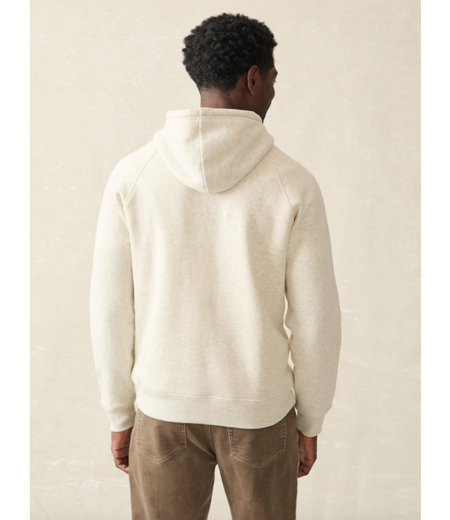 High Standard Fleece Hoodie- Antique Ivory Heather