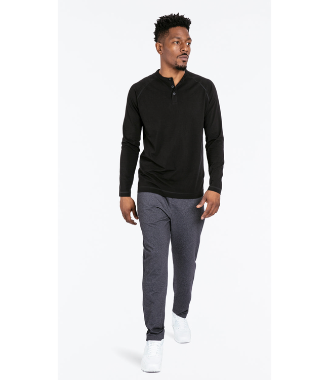 Go-to Henley- Black
