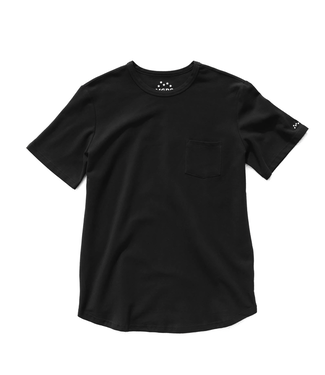 MGRS Brand Pique Tee- Jet Black