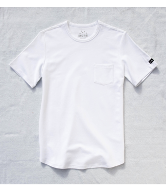 MGRS Brand Pique Tee Dress- White