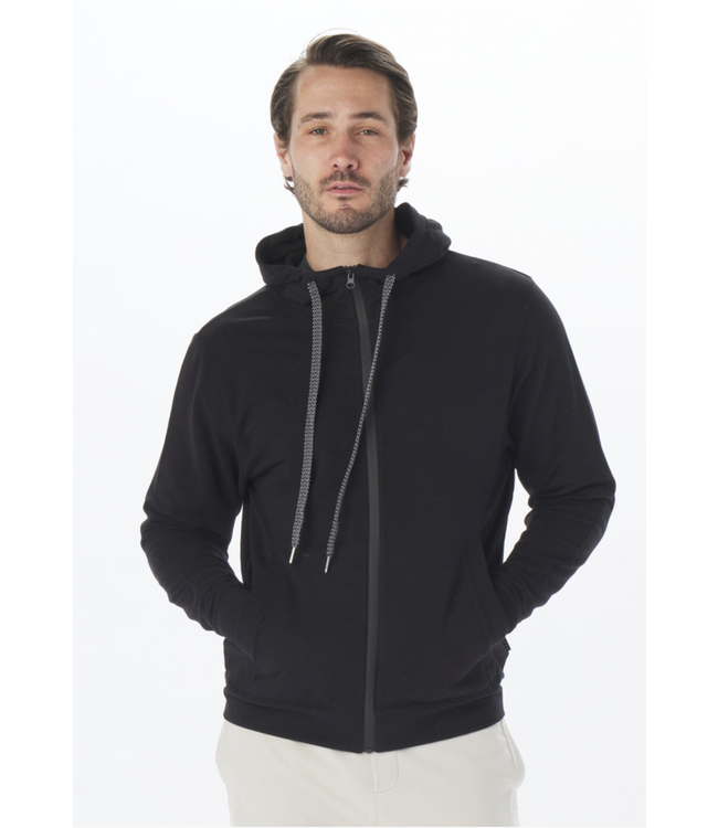 WOODLAND SCUBA FULL ZIP- Black