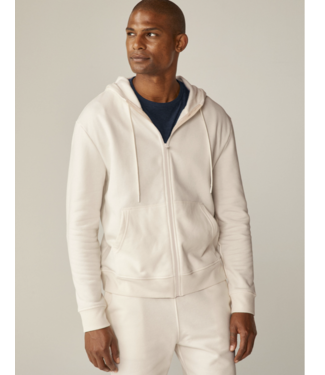 Beyond Yoga EVERY BODY ZIP FRONT HOODIE- Fresh Snow