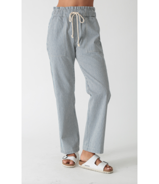 Electric & Rose Easy Pant- Indigo Stripe