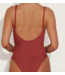 Camille Swim- Metallic Rosewood