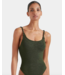 Camille Swim- Metallic Kahki