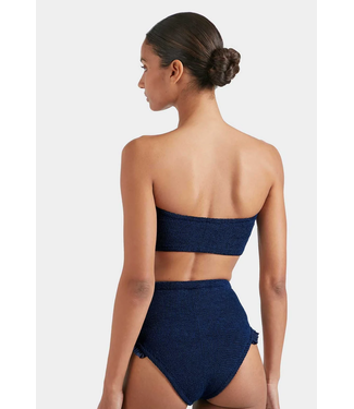 Hunza G Osiris Frill Bikini- Navy