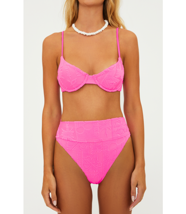 Camilla Top  & Highway Bottom Set- Strawberry Stand Terry