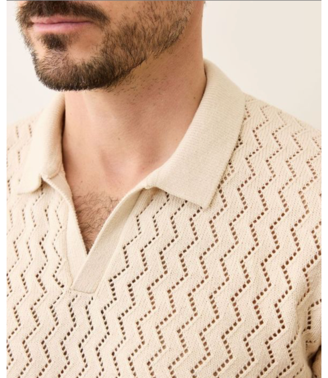 Archive Cyrus Sweater Polo- Natural
