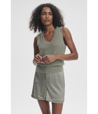 Varley Ferns Open Knit Tank- Shadow