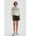Padbury Pointelle Knit Sweater- Egret