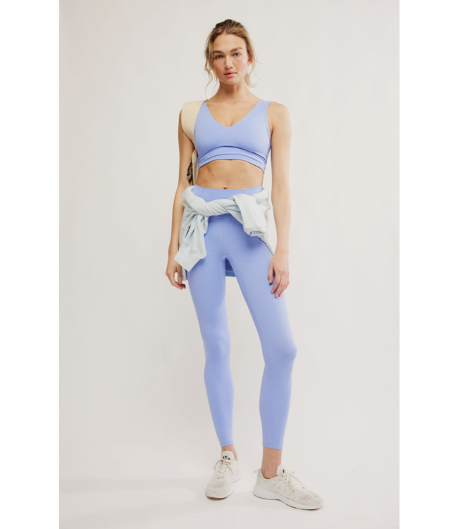 Never Better Heather Crop- Blueberry Heather