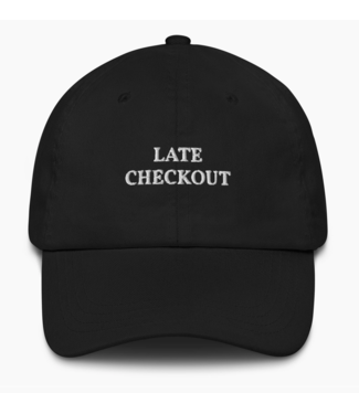 The Refined Spirit Late Check Out Cap- Black