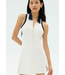 Austin Rigor Dress- White/Indigo