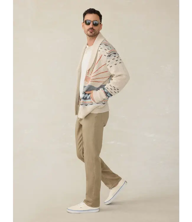 Stretch Terry 5Pocket- Desert Khaki