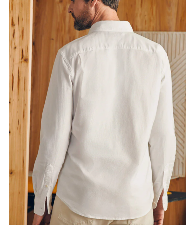 Supima Oxford Shirt- Pure White