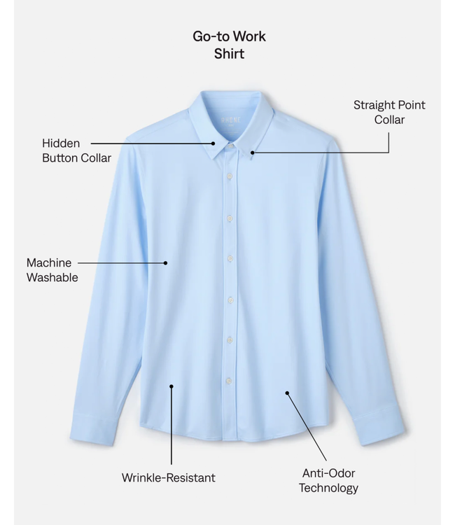 Commuter Shirt Slim Fit- Business Blue