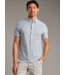 Commuter Short Sleeve Shirt- Dark Linen Wide Stripe