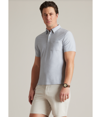 Rhone Apparel WFH Polo- Arctic Blue Heather