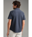 Commuter Seersucker Short Sleeve Button Down- Navy Chambray