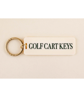 Freshwater Curated Goods Golf Cart Keys Keychain