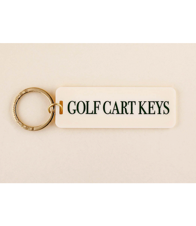 Golf Cart Keys Keychain