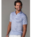 Semi Spread Collar Polo- Blue Tattersall