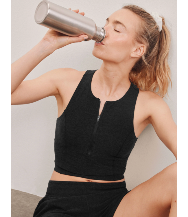 Spacedye Move Up Cropped Tank- Darkest Knight