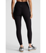 Impulse Ribbed Midi Legging- Black Onyx