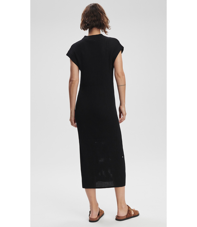 Cheston Relaxed Knit Dress- Black