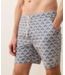 Lined Sport & Swim Short 6"- India Ink Agave Print