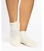 Happy Terry Full Foot Grip Sock- Ivory