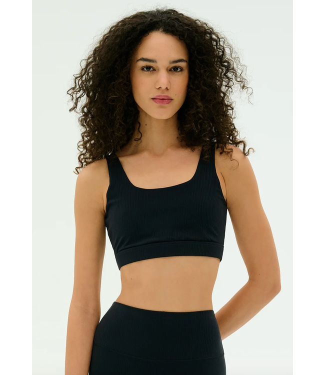 Airweight Rib Bra- Black