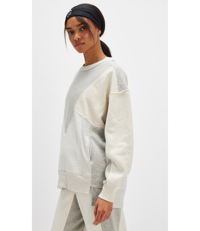 Making It Pullover- Heather Grey Combo