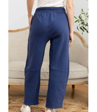 Free People You Wish Pant- Black Grape