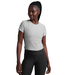 Featherweight Cropped Tee- Silver Mist