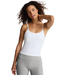 Spacedye Forever Waist Length Tank- Cloud White