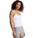 Spacedye Forever Waist Length Tank- Cloud White