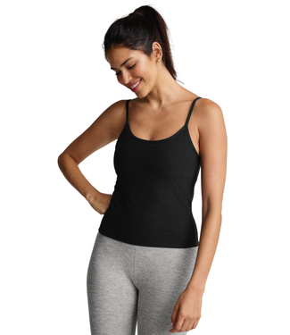 Beyond Yoga Spacedye Forever Waist Length Tank- Darkest Knight