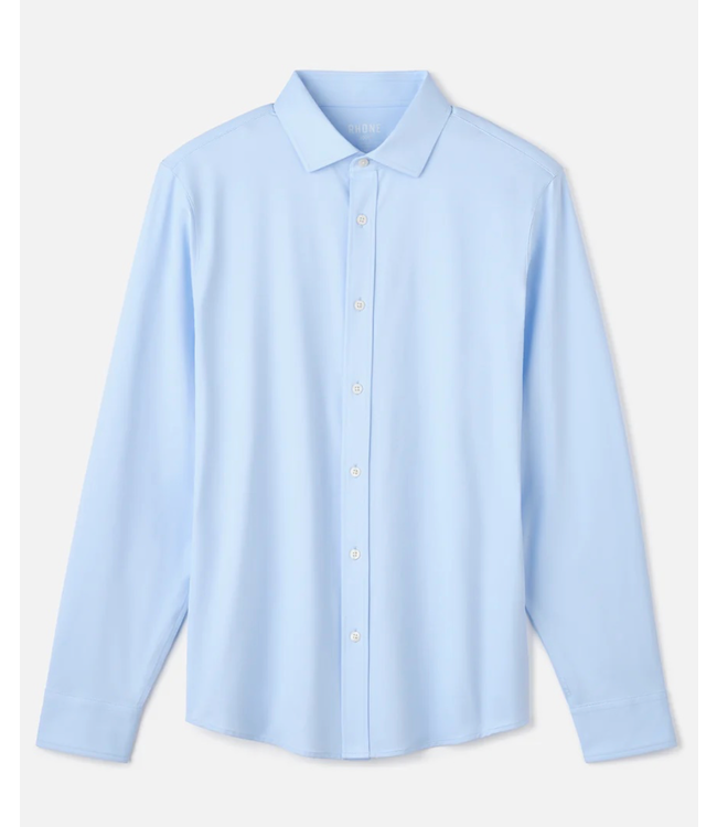 Commuter Shirt Semi Spread Collar- Business Blue
